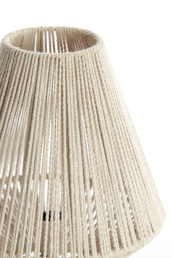 Tafellamp japandi Felida Ø 28cm crème Light & Living 8717807711900