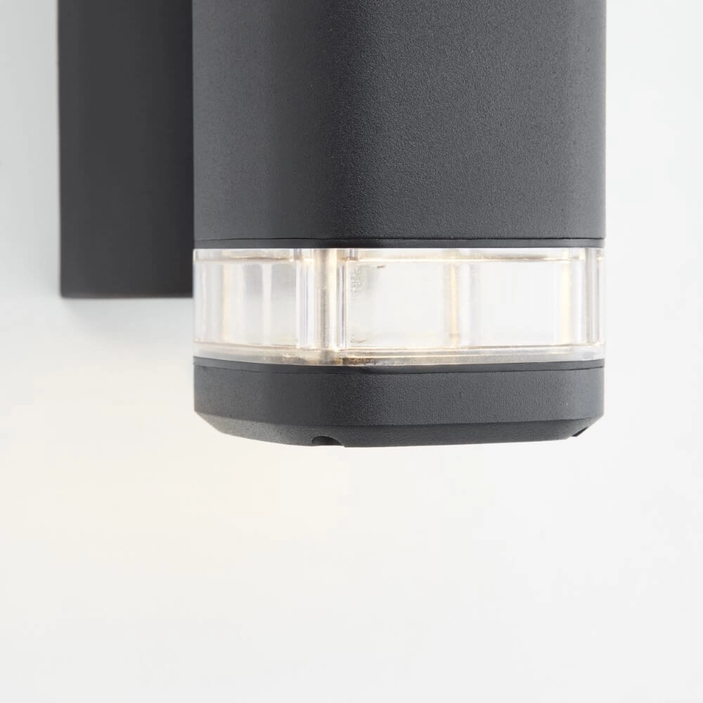 Wandlamp Jandy 2-lichts zwart Brilliant 4004353346972