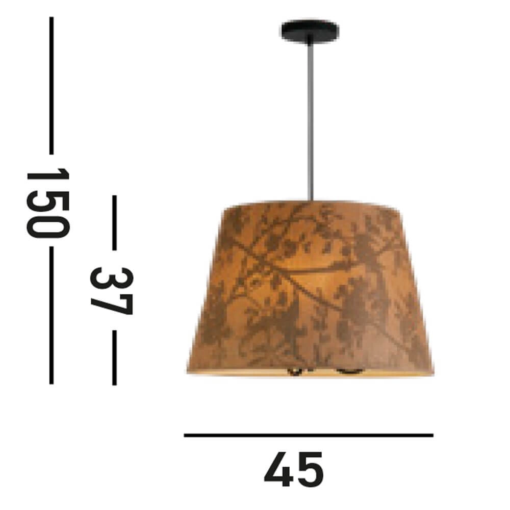 Landelijke hanglamp Isla Ø 45cm Searchlight 5053423273389