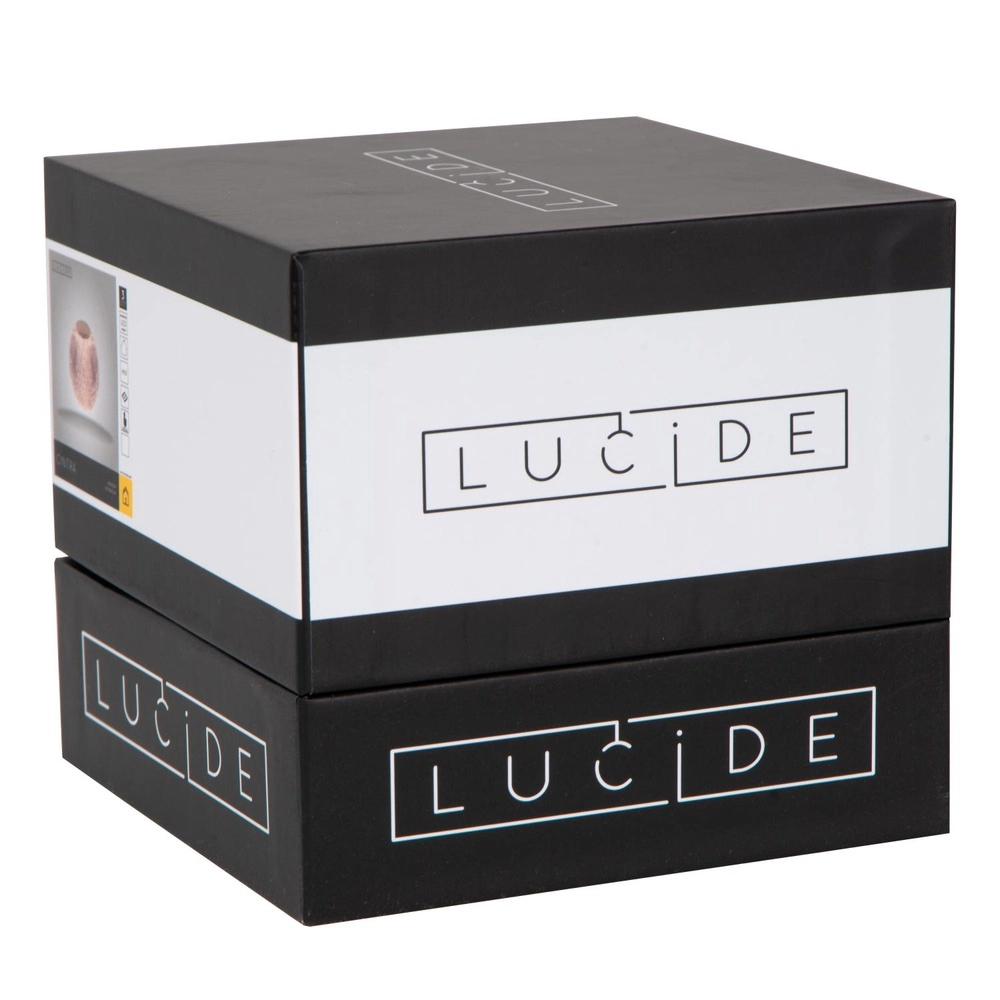 Gouden tafellampje Cintra oplaadbaar Ø 11cm - 3000K Lucide 5411212134363