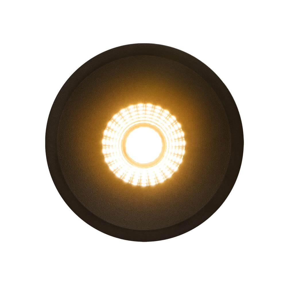Ronde inbouwspot Albric zwart Nordlux 5704924016479