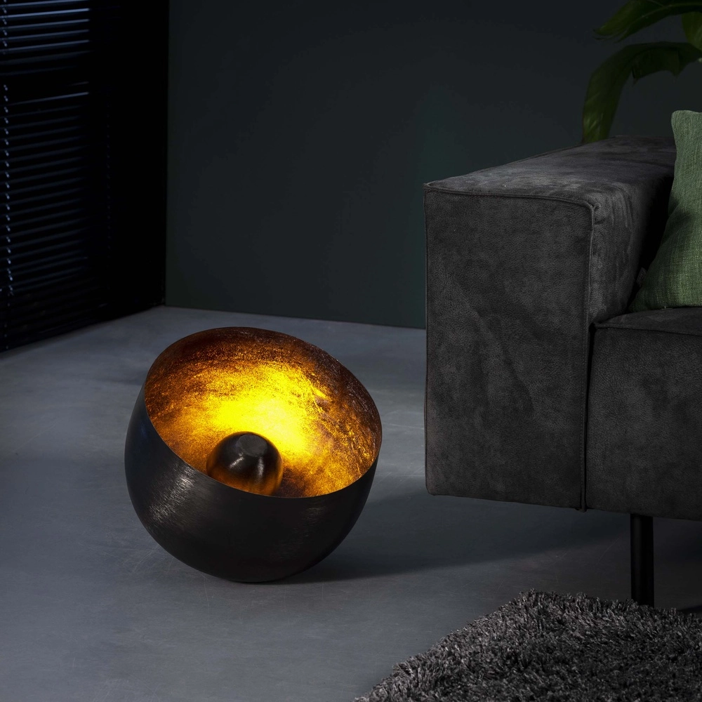 Industriële floodlight Basket Ø 36cm - zwart nikkel