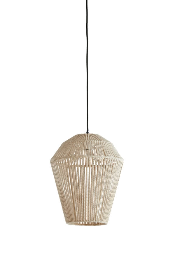 Scandinavische hanglamp Deya crème Ø 30cm Light & Living 8717807744946