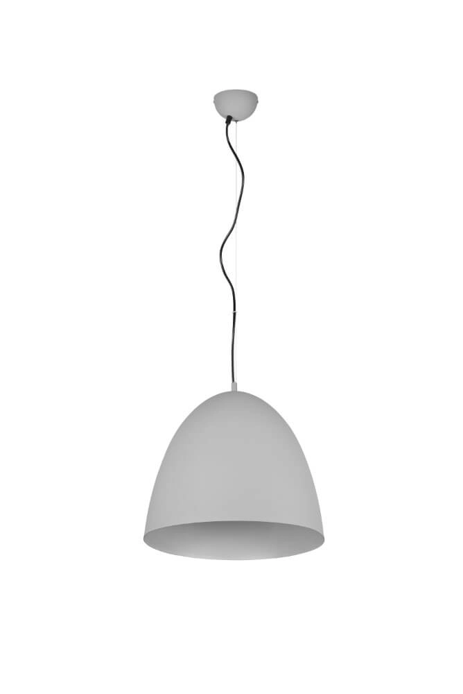 Betongrijze hanglamp Tilda Ø 40cm