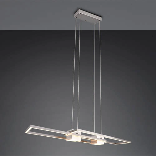 Led hanglamp kantoor Albany rvs Trio 4017807610321