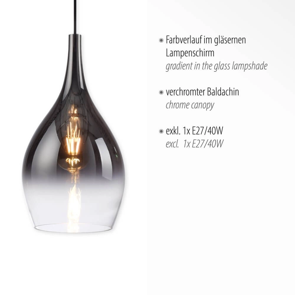 Moderne hanglamp Pilua 1-lichts Paul Neuhaus 4012248366080
