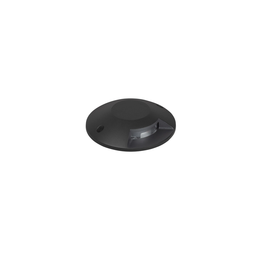 Platte opbouw grondspot Grado zwart - 6W Lyora 5212017497895