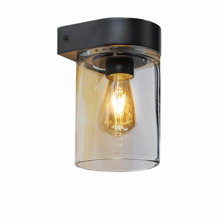 Wandlamp Tesla smoke glas