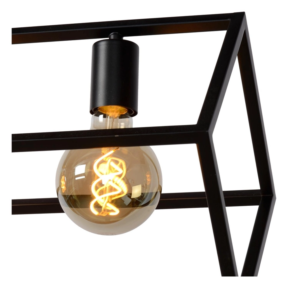 Moderne hanglamp Fabian 4-lichts zwart Lucide 5411212010803