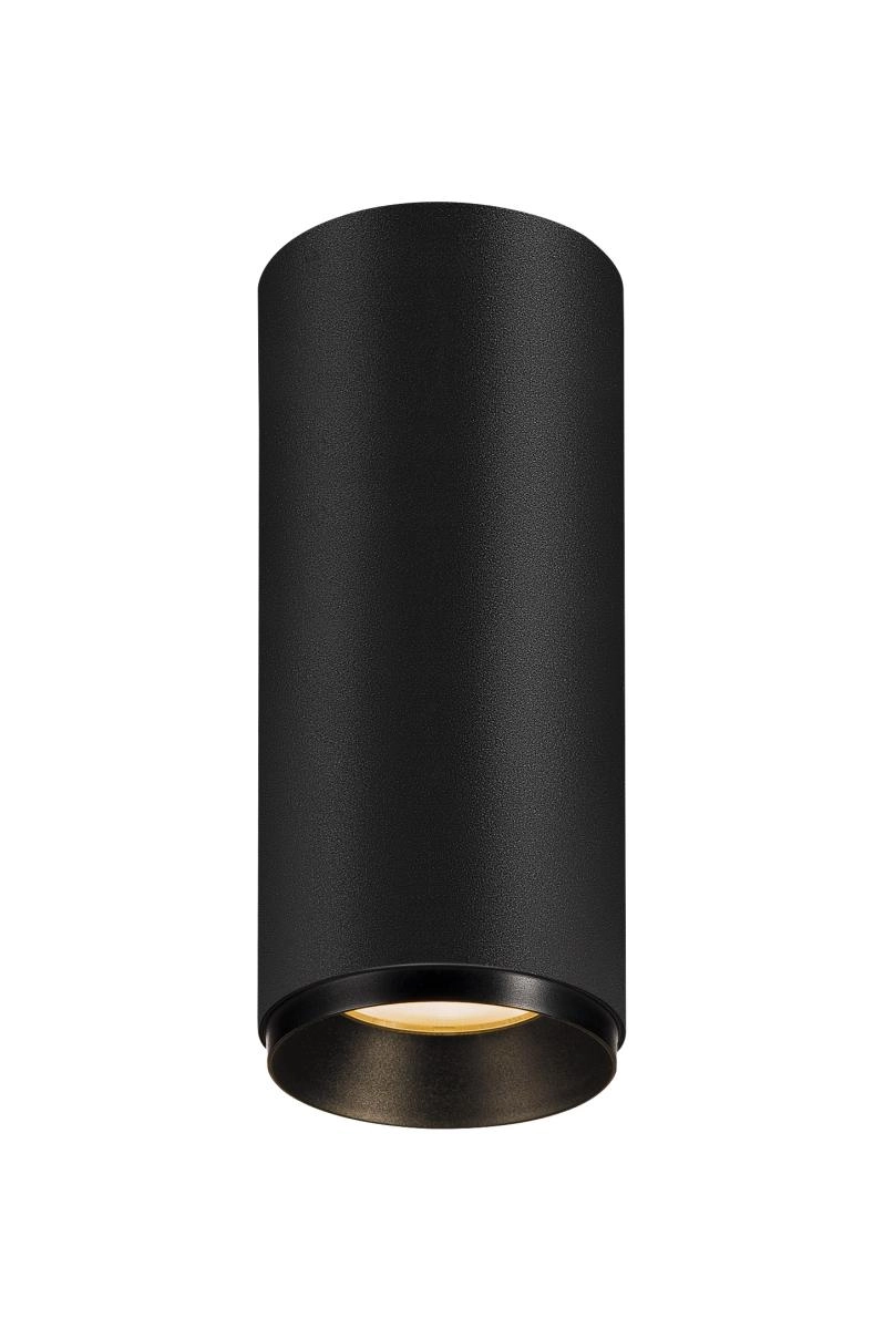 Opbouwspot Numinos S Dali cilinder zwart 2700K - 36gr
