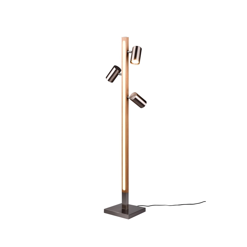 Design vloerlamp Marley nikkel