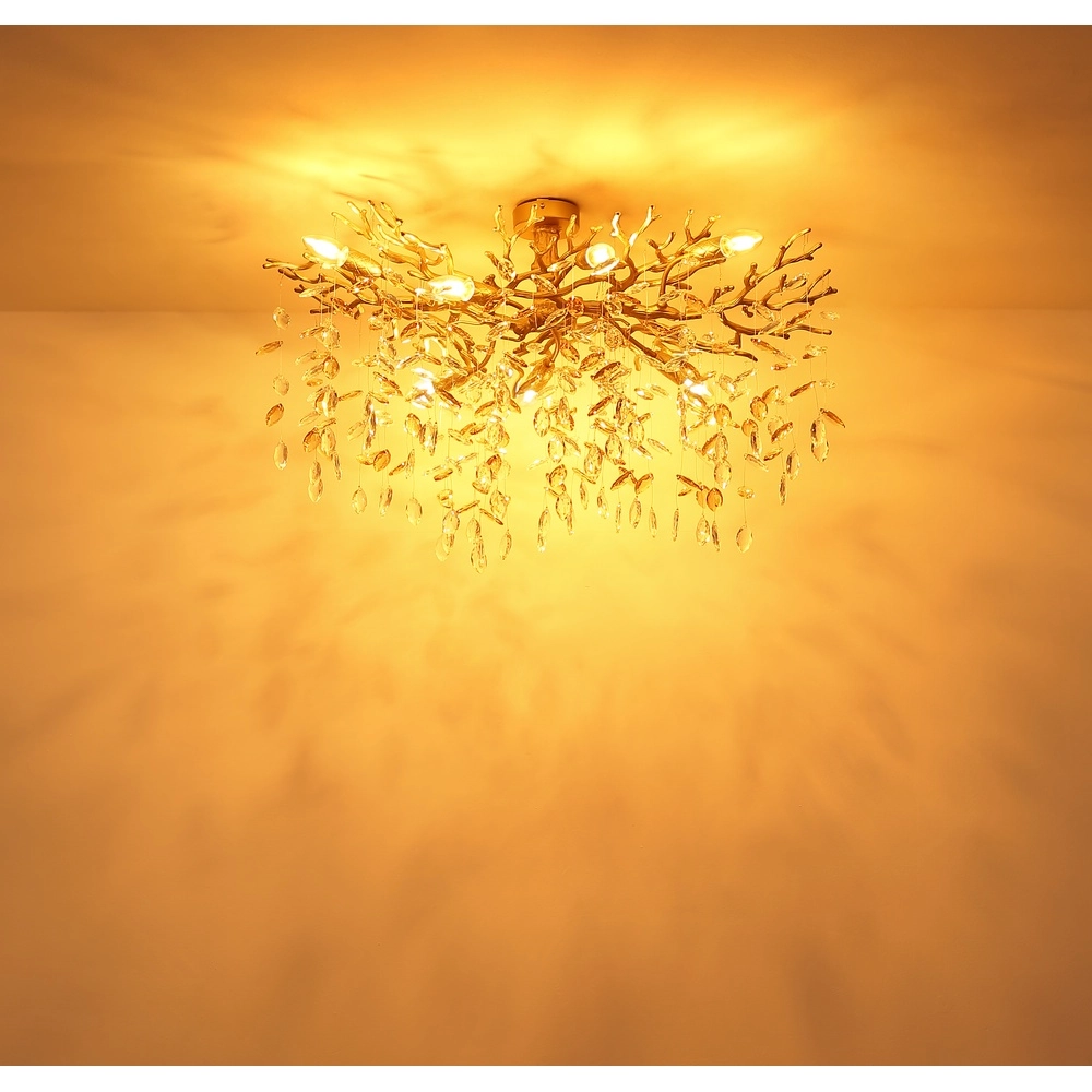 Plafondlamp Queena goud Globo 9007371522668
