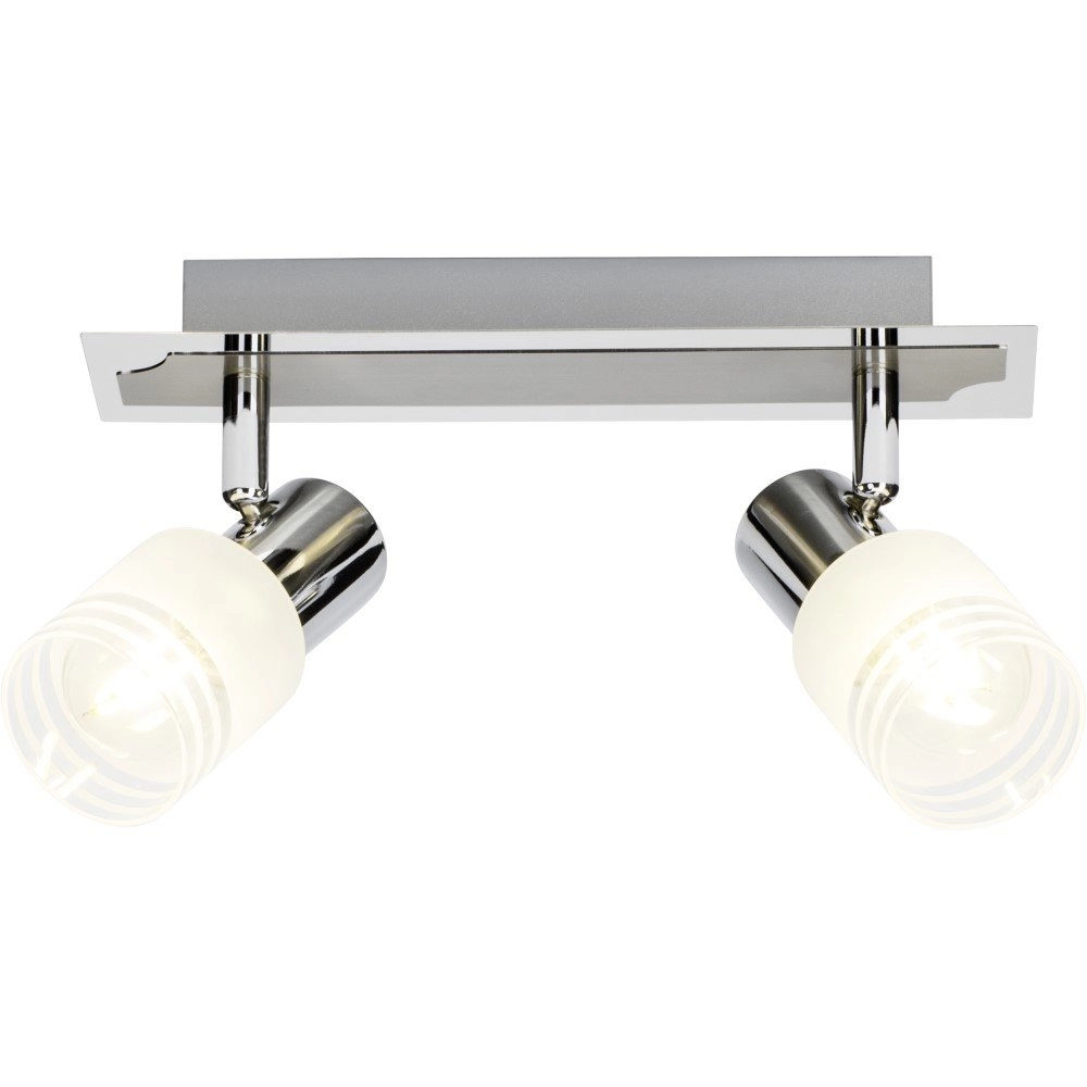 Design plafondspot Lea 2-lichts grijs