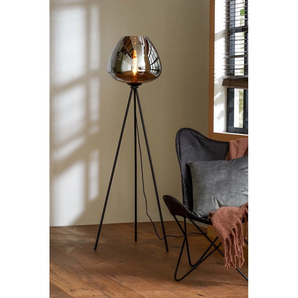 Tripod vloerlamp Mayson grijs Light & Living 8717807633509