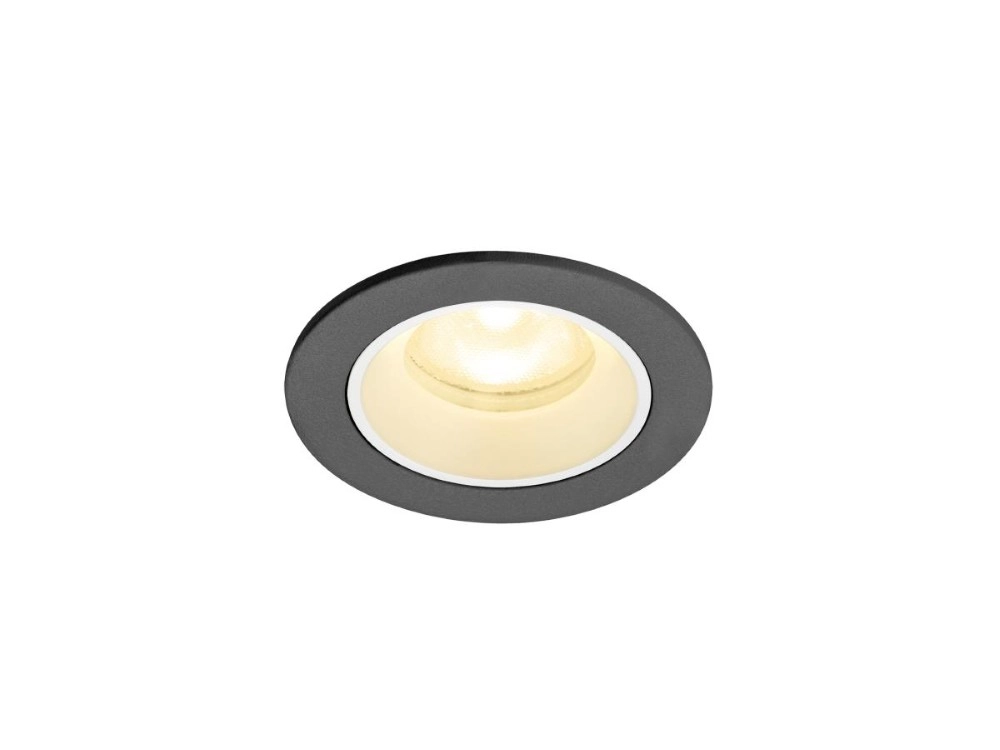 Inbouwspot Numinos XS zwart/wit 3000K - 55gr SLV 4024163314589