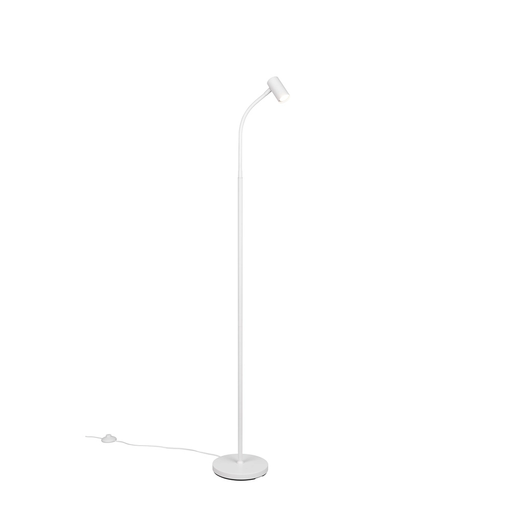 Design vloerlamp Taryn wit Trio 4017807685763