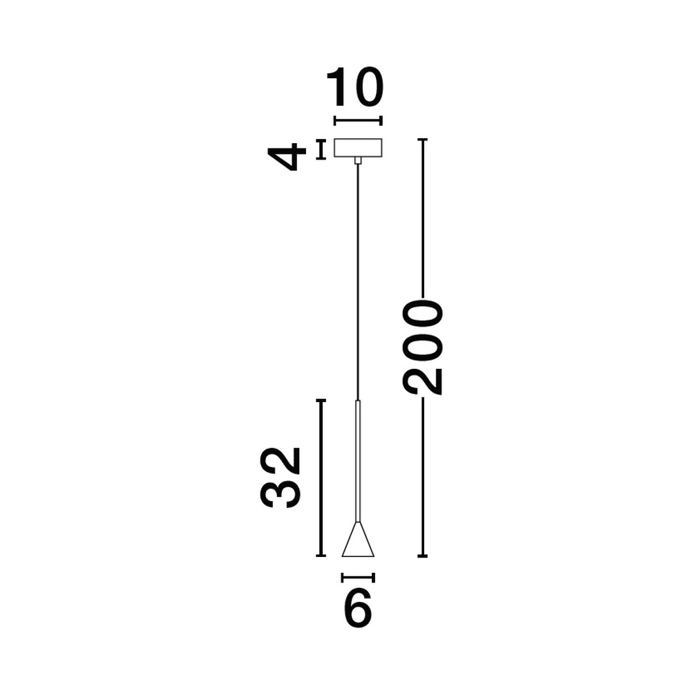 Hanglamp Net enkel zwart Lyora 5212017445278