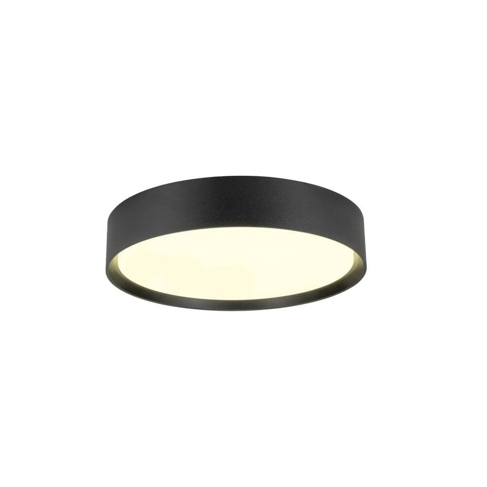 Plafondlamp Decona 30 zwart Ø 30cm SLV 4024163298216