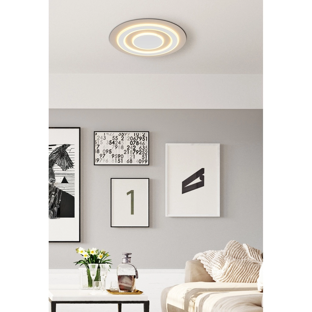 Design plafondlamp Jayden zand bruin Ø 48cm Globo 9007371586004
