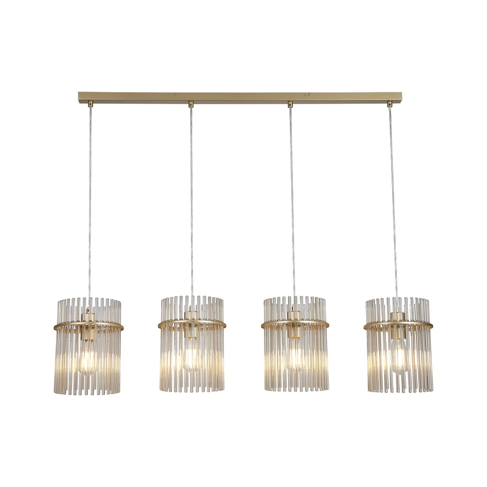 Hanglamp Swizzle 4-lichts goud