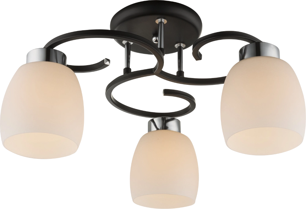 Plafondlamp Pessoa Iv zwart Globo 9007371329045
