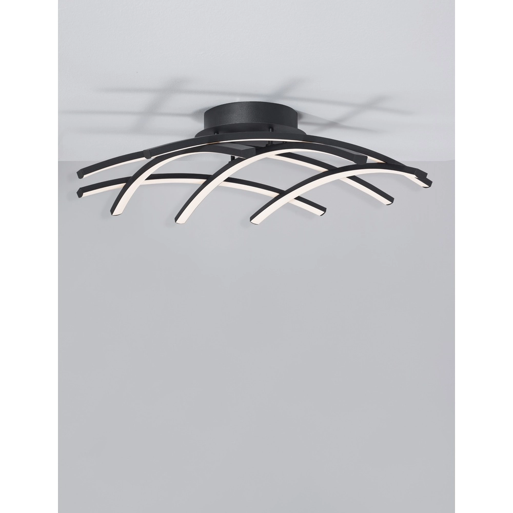 Plafondlamp Narvi zwart