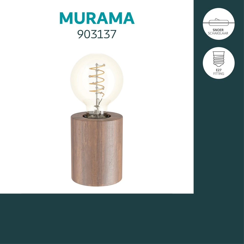 Tafellampje Murama hout Eglo 9008606406203