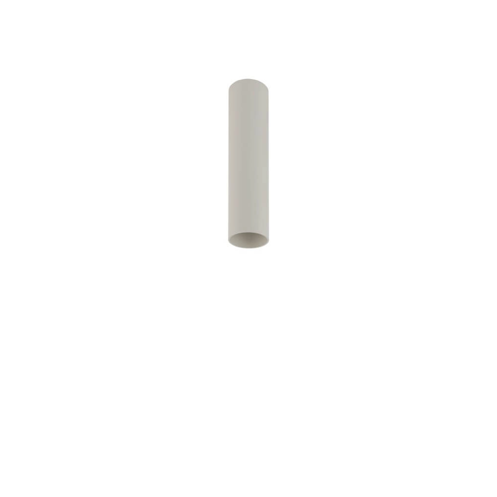 Lichtgrijze smalle plafondspot Fourty S