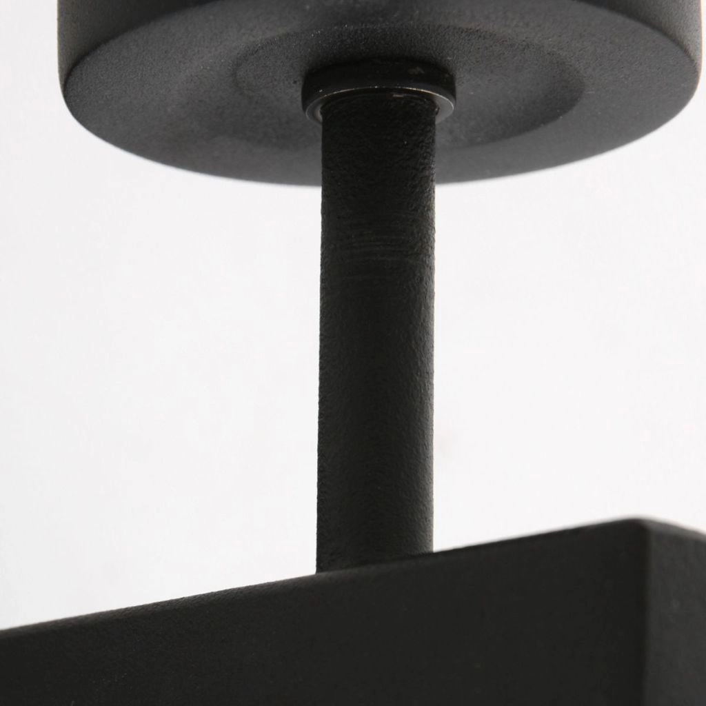 Zwarte wandlamp Stang met kurk kapje Ø20cm Steinhauer 8712746180558