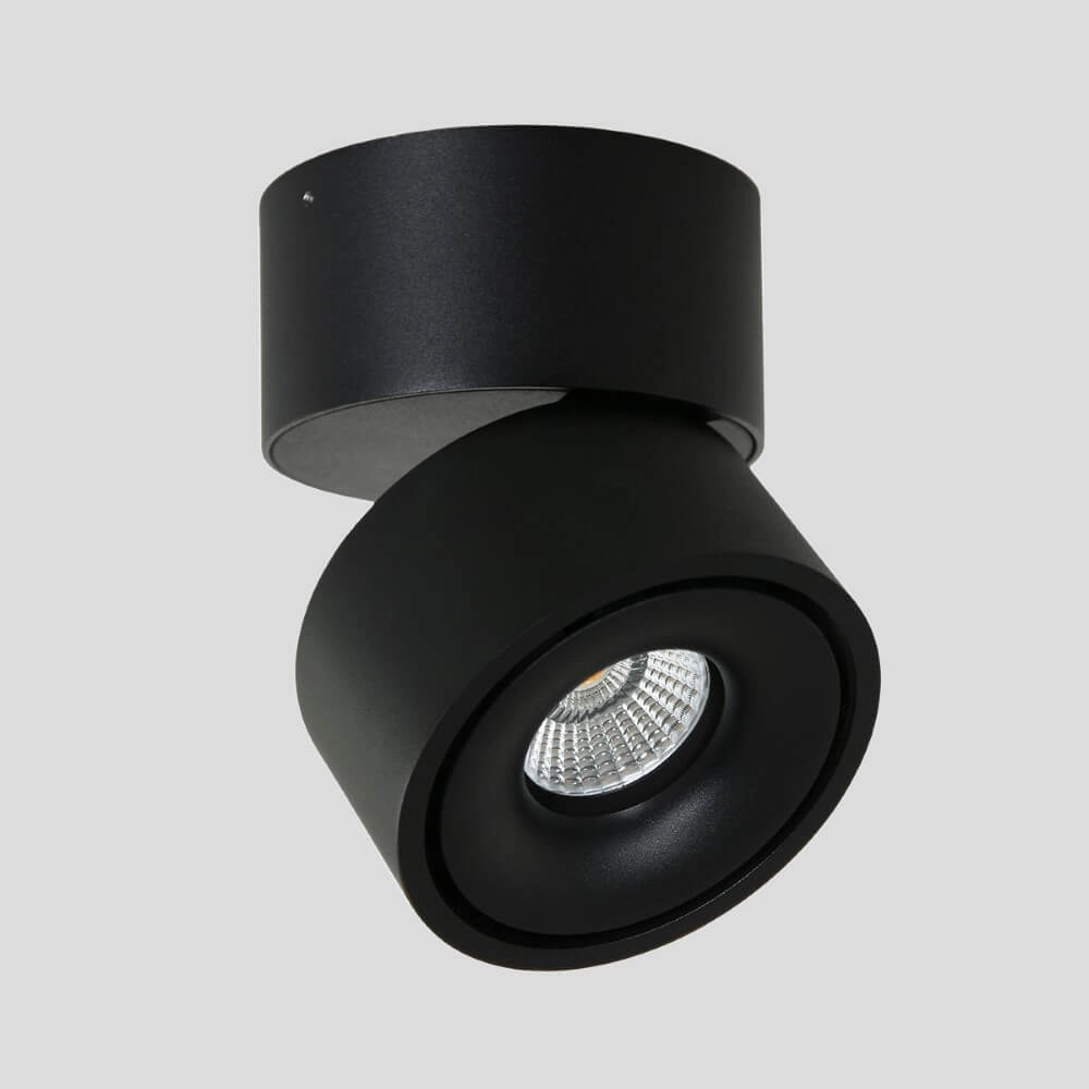Strakke opbouwspot Fez Black zwart Steinhauer 8712746132496