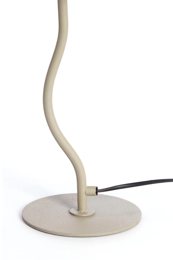 Tafellamp Elimo Ø 25cm x 50cm crème Light & Living 8717807705169