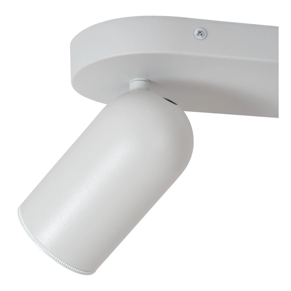 Plafondspot Punch 2-lichts wit Lucide 5411212134455