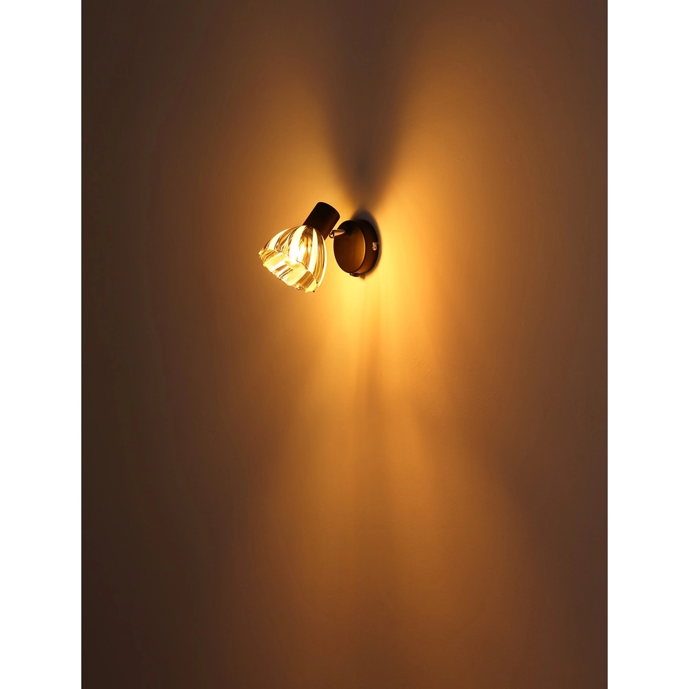 Wandlamp Zachery zwart Globo 9007371528493