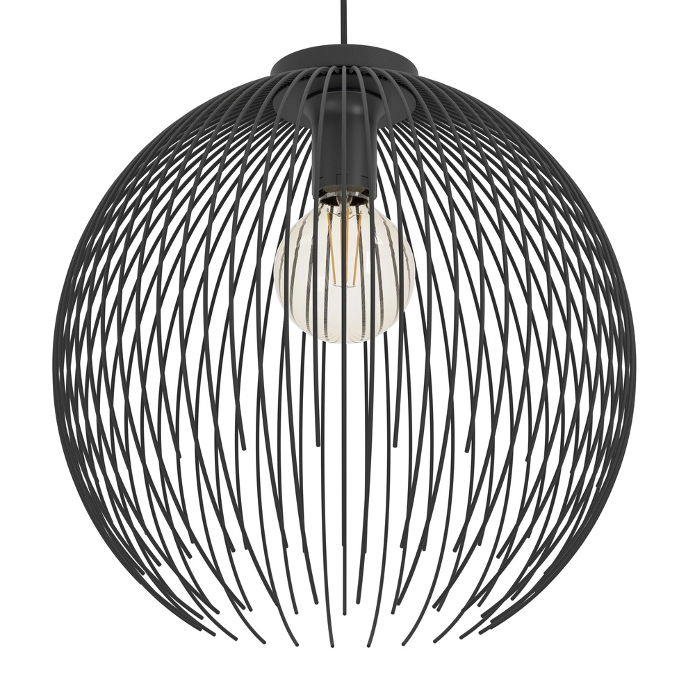 Zwarte draad hanglamp Venezuela Ø 40cm Eglo 9008606282258