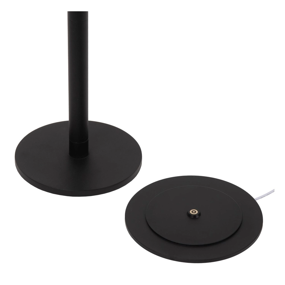 Oplaadbare leeslamp Antrim 2-lichts zwart IP54 Lucide 5411212272270