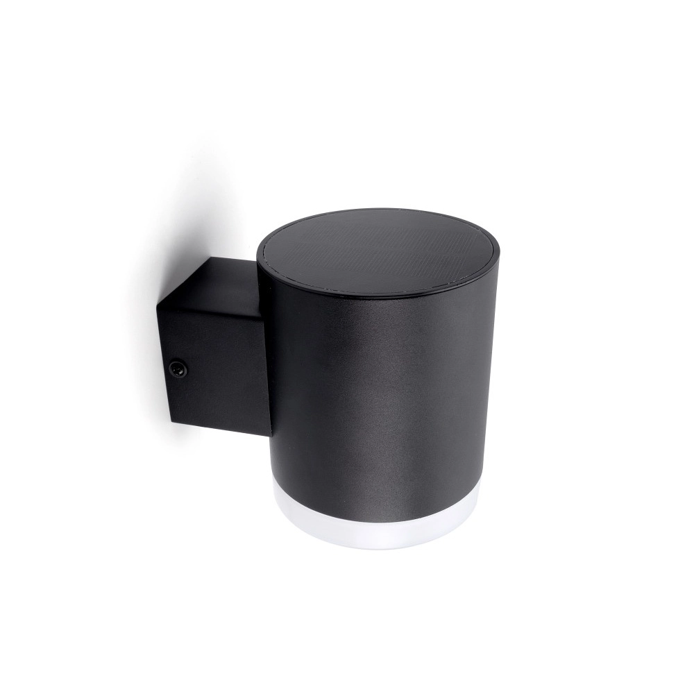 Wandlamp op zonne energie True zwart Lyora 5055788300755