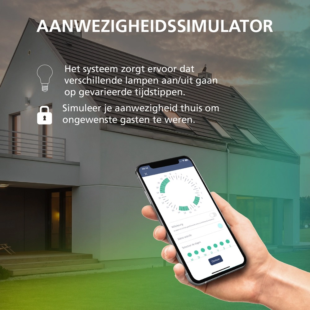 Smart plafonniere Pitrignani-Z rond Ø 38cm zwart Eglo 9008606390519