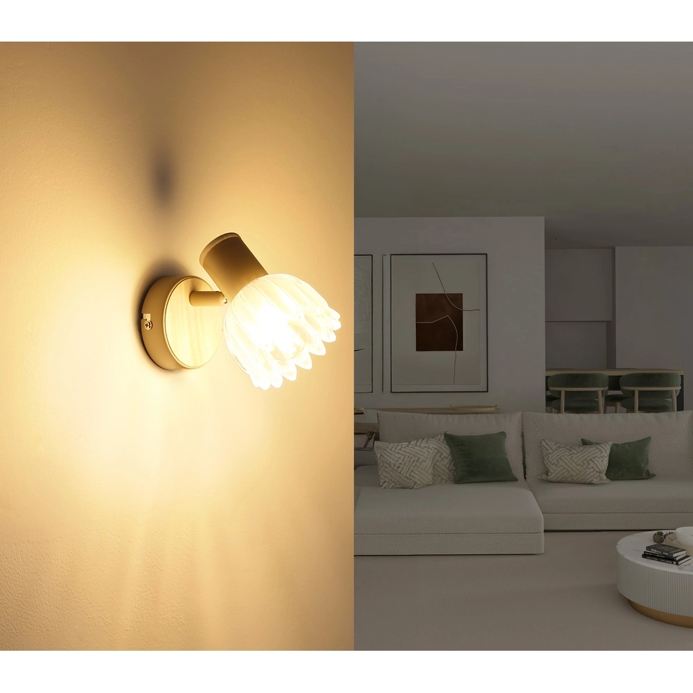 Wandspot Planta zand bruin Globo 9007371566938