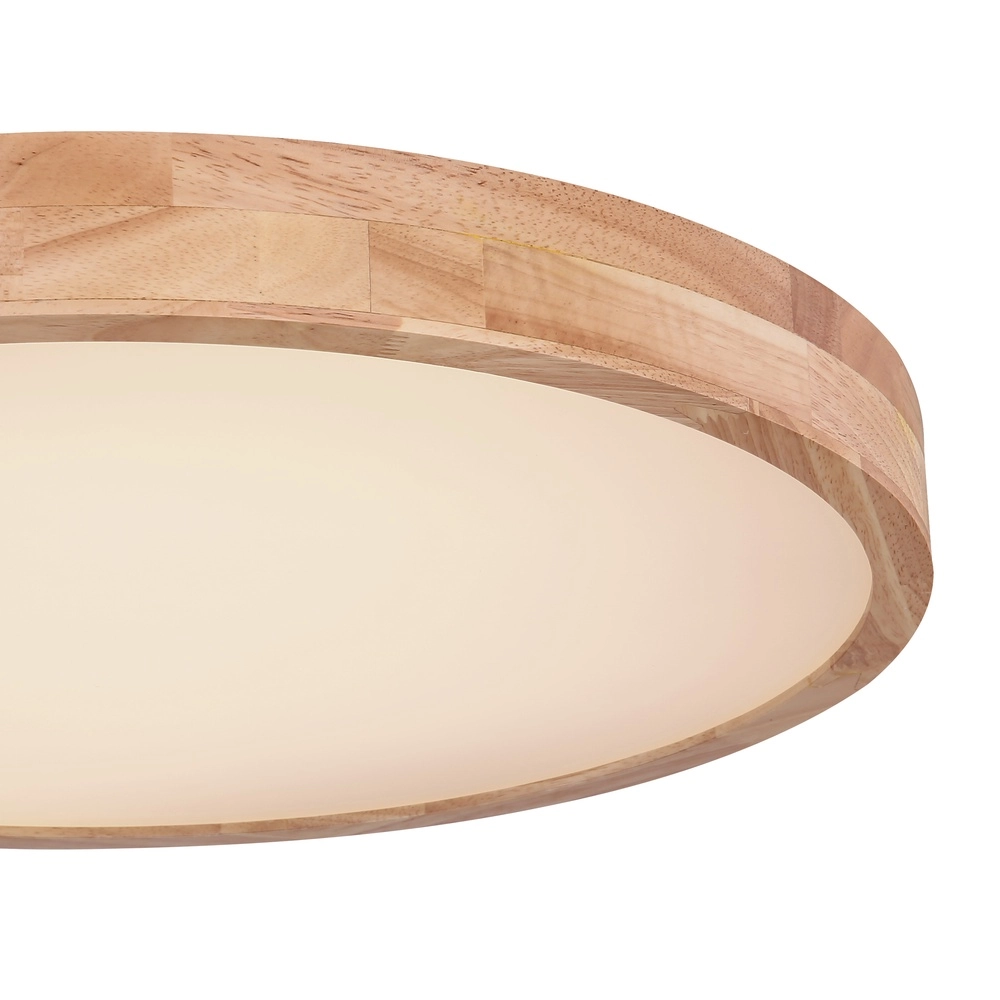 Houten plafonniere Rainer scandinavisch Ø 60cm Globo 9007371398270