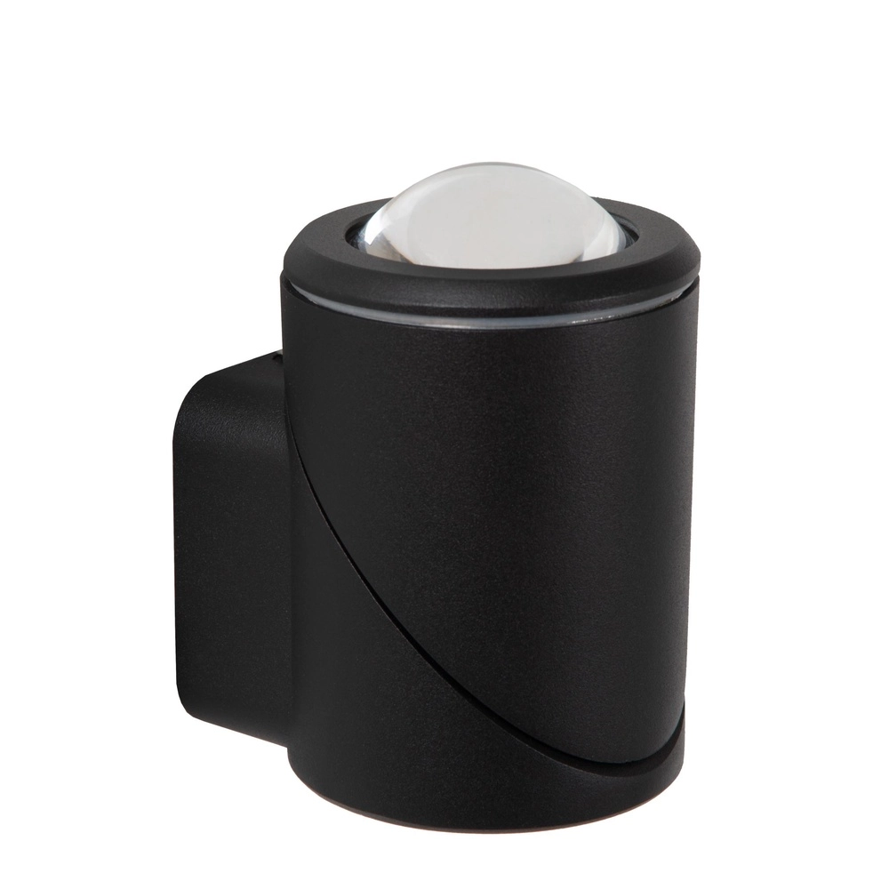 Design opbouwspot Erin IP65 zwart enkel