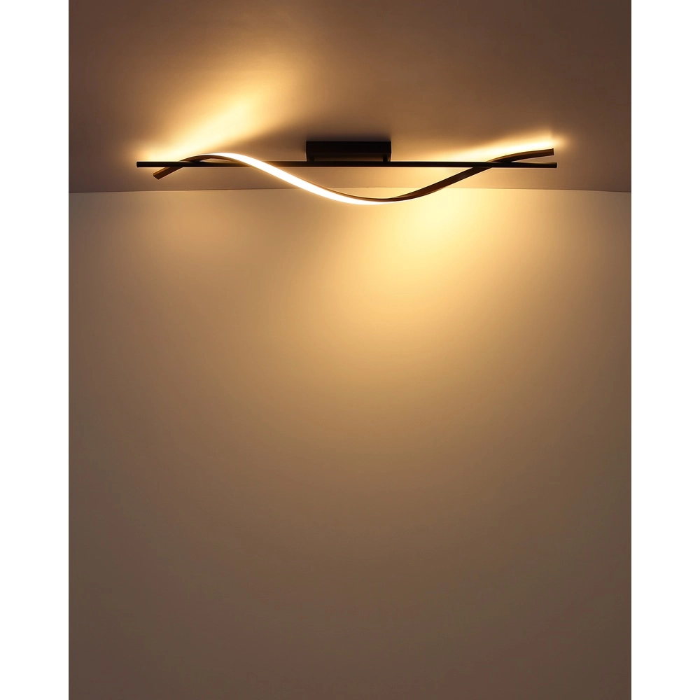 Design plafondlamp Watkins zwart Globo 9007371531745