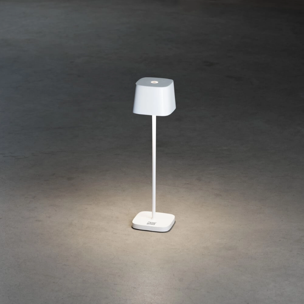 Draadloze tafellamp Capri mini wit KonstSmide 7318307829259
