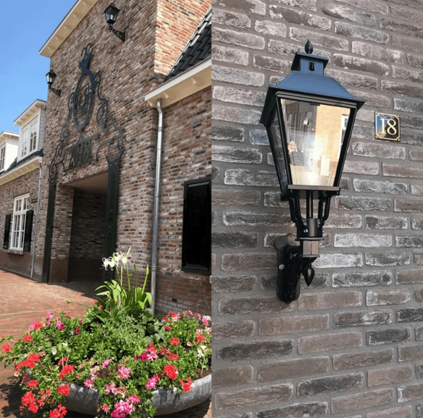Buitenlamp Katwijk XL oudhollands - zwart KS verlichting 8714732136143