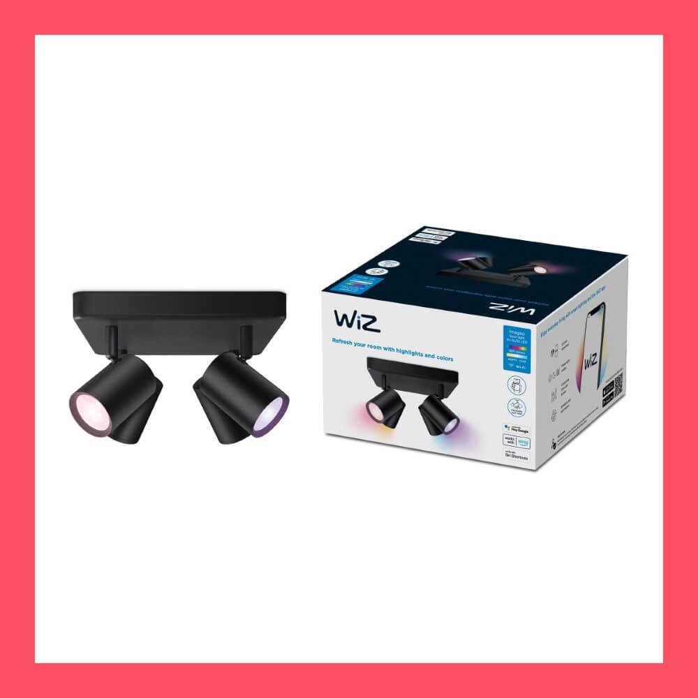 4-lichts opbouwspot Imageo smart - zwart WiZ 8719514554573
