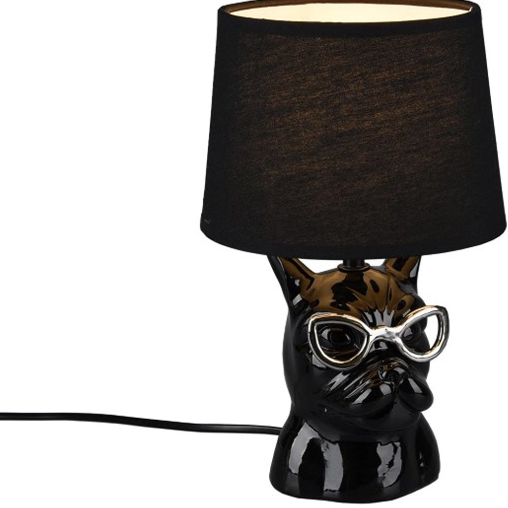 Tafellamp Dosy 23cm zwart Trio 4017807411713