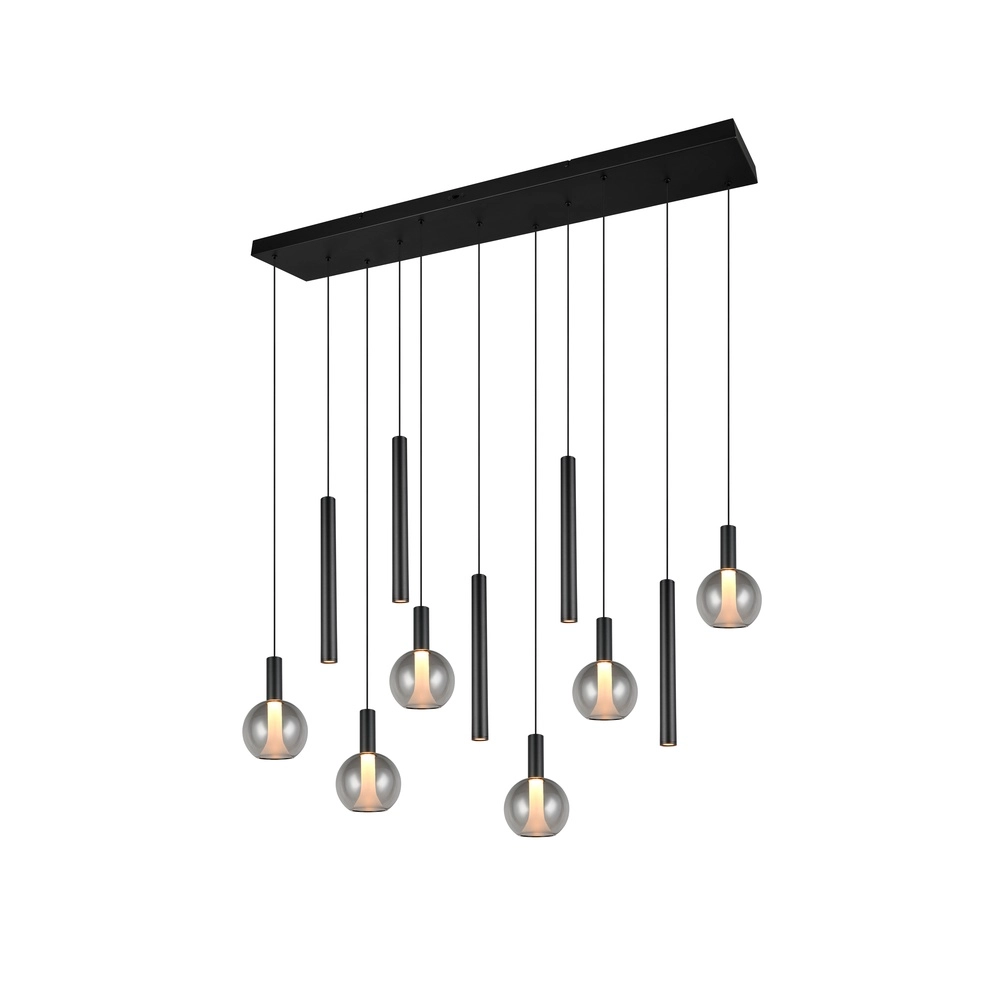Design hanglamp Melaro 11-lichts zwart