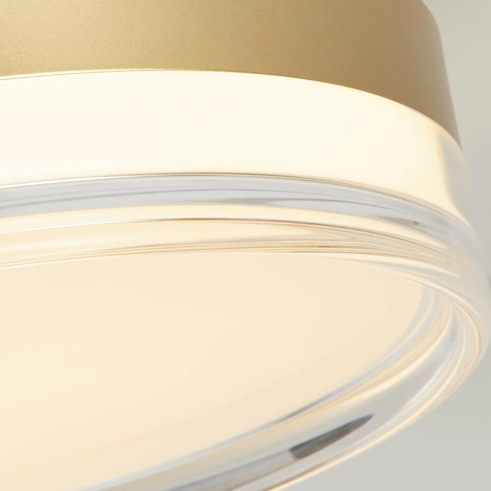 Plafondlamp Cyprus Ø 40cm goud Searchlight 5053423273723