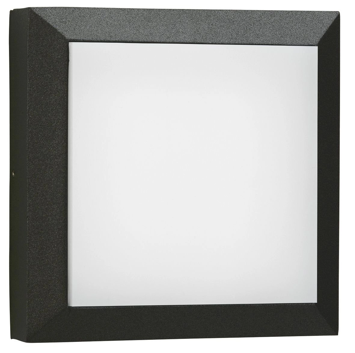 Vierkante led buitenlamp Parel 32cm-zwart