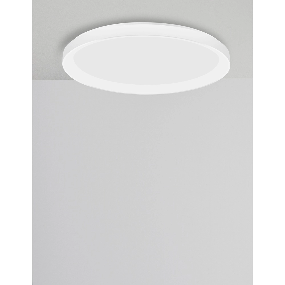 Design plafonniere Pertino Ø 48cm wit