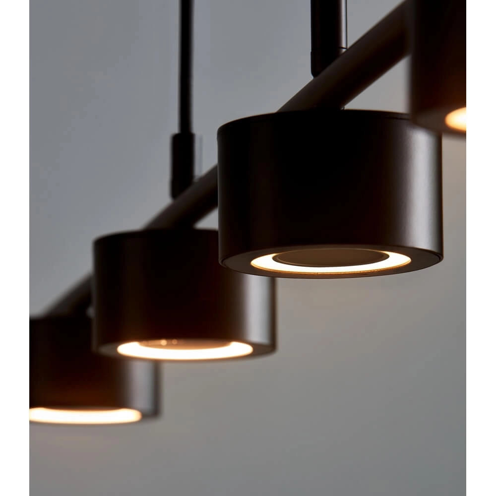 4-lichts hanglamp Clyde zwart design Nordlux 5704924001161